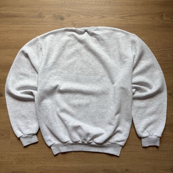 Vintage JERZEES Christmas Sweatshirt Adult Size S Santa Cute Holiday - Picture 4 of 9